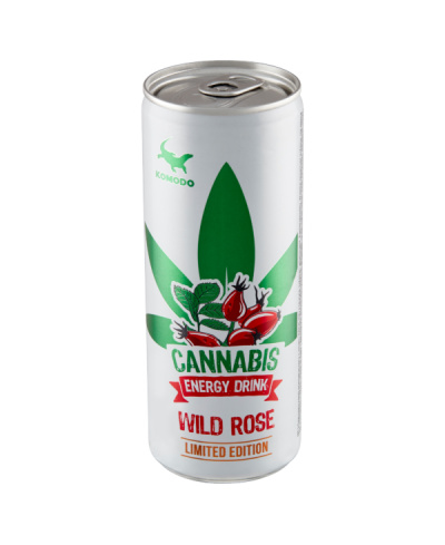 Komodo Energy Drink Cannabis 250 ml - Dzika Róża