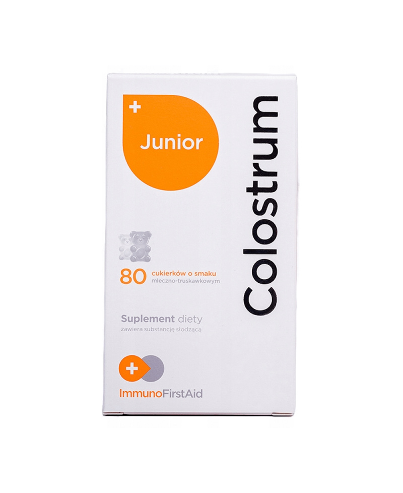 Colostrum JUNIOR z probiotykiem - 80 pastylek