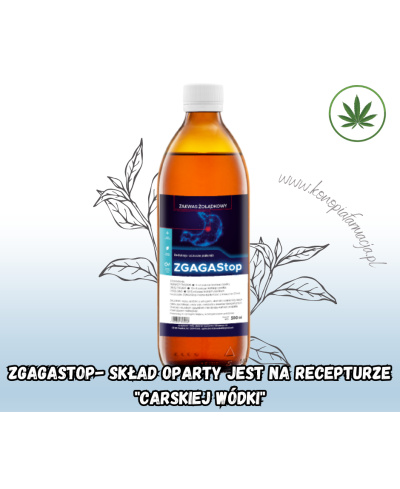 ZGAGAStop - Zakwas żołądkowy  na recepturze "Carskiej Wódki" 500 ml