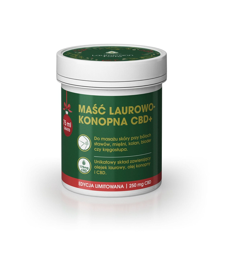 Maść Laurowo-Konopna LauroCann Forte 20% CBD - 250 ml