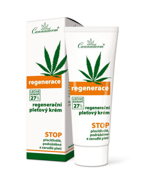 Cannaderm Regenerace hemp skin regenerating cream 27% hemp extract