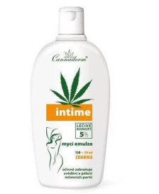 Cannaderm Intime intimate hygiene emulsion - normalizes mucous membranes, soothes itching and burning 200ml