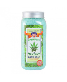 Bath salt with hemp oil and menthol 900g