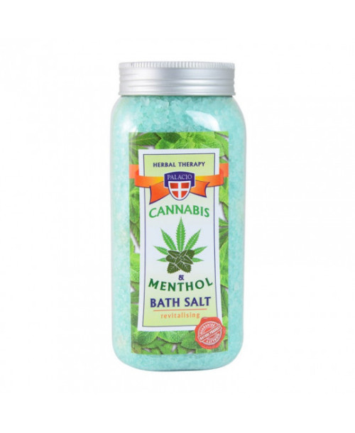 Bath salt with hemp oil and menthol 900g