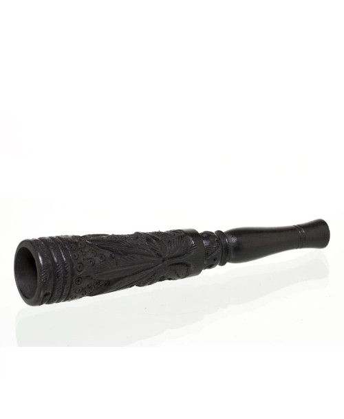Wooden Mace barrel black | 15 cm
