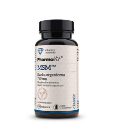 MSM Siarka Organiczna 750mg -120 tabletek
