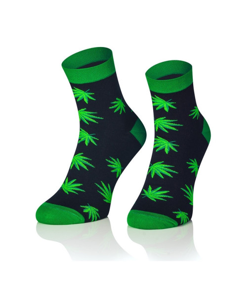 Skarpetki Cannabis w liście marihuany roz. 41-43