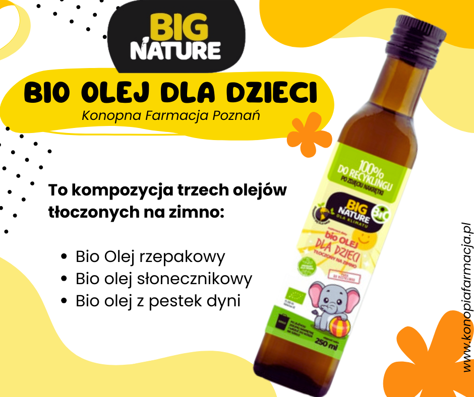 olej dla dzieci bio - big nature