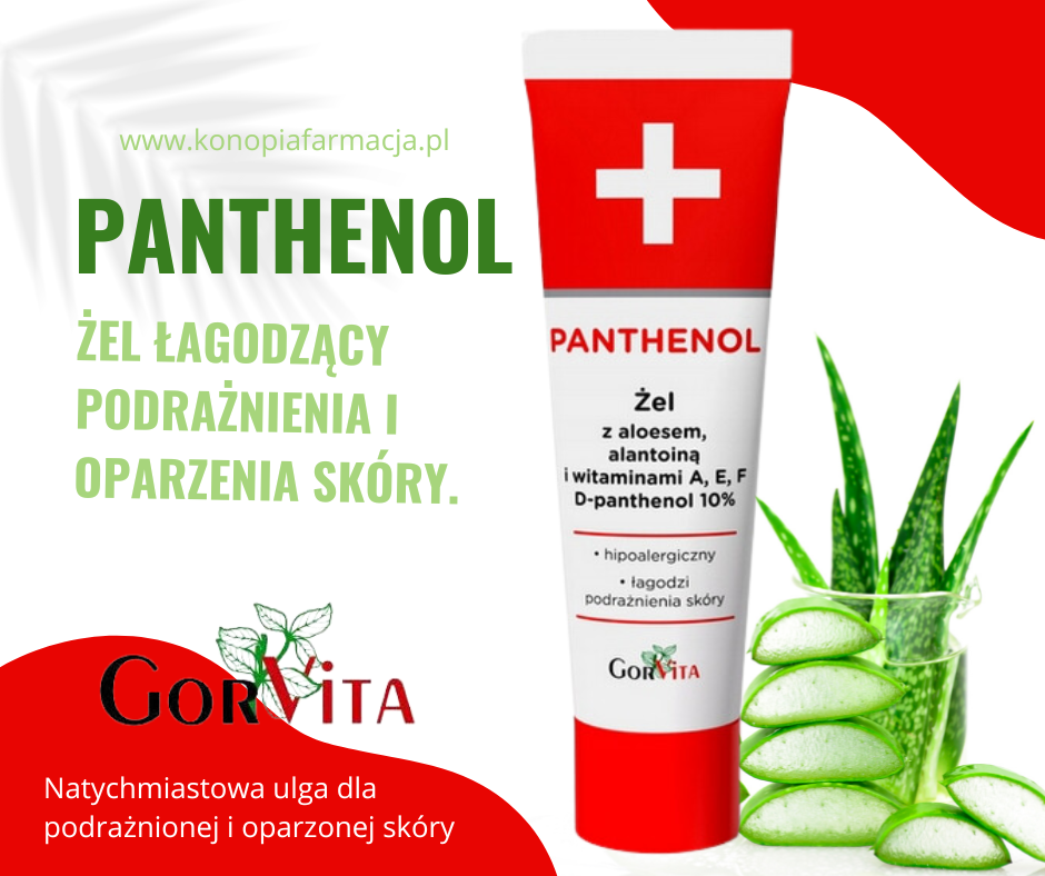 penthenol gorvita poparzenia podrażnienia skóry